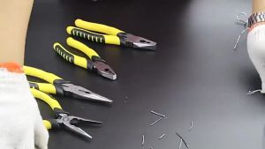 3pcs Heavy Duty Pliers Tool Set Long Nose Pliers Set Vise Wire Cutters + Sharp Nose Pliers + 6 Inch Diagonal Jaw Pliers