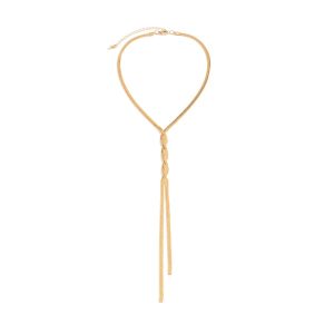 Dây Chuyền Nữ Phong Cách Gothic Gợi Cảm Kiểu Dáng Dây Xích Dẹt Có Thể Điều Chỉnh Thiết Kế Vintage Kiểu Xoắn Vòng Cổ Choker Trang Sức Kim Loại Thẩm Mỹ