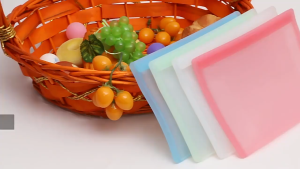Reusable Silicone Storage Bag Organizer - Flat Matte Petite 500ml *without hang hole