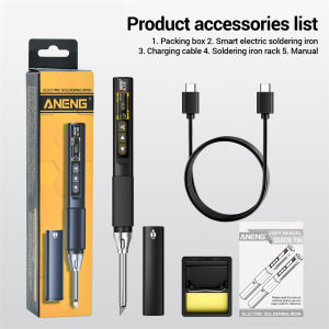 VOKTTA ANENG SL108 Electric Soldering Irons PD 96W QC Adjustable Temperature Fast Heat Portable Digital Smart Soldering Iron Tools