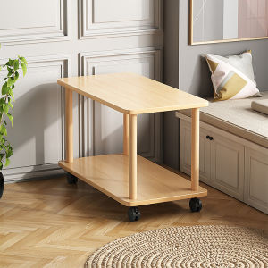 Moveable Side Table & Storage Ottoman