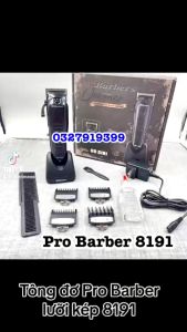 Tông đơ Pro Barber 8191 cao cấp lưỡi mài chuốt Tông Đơ Lưỡi Kép Và Đơn Điện Tử Bảo Hành 6 Tháng Tông Đơ Chuyên Nghiệp Cho Barber - Lazada