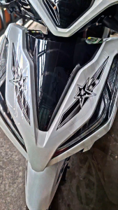 DECALS STICKER FOR CLICK 150 / CLICK 125 V2 LED STAR – RAISING STAR INDO-MALAYSIAN CONCEPT | TRANSPARENT