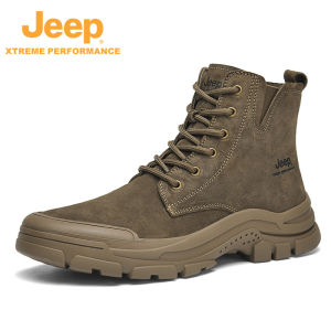 Jeep | Jeep Official High-Top Boots Lightweight Anti-Slip Hiking Shoes Mens Summer Sports Walking Shoes Outdoor Casual Footwear