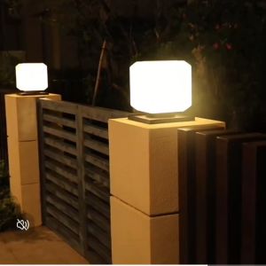 Nasa Solar pillar light Outdoor Wall Pillar light Garden light Villa Outdoor Wall patio door post light IP67 waterproof wattle wall