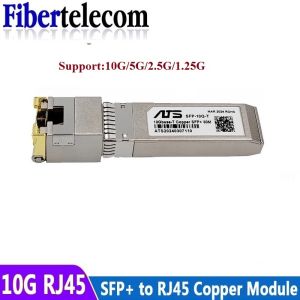 10G SFP+ Module 2.5G Copper SFP Modules Optical Port Turn to RJ45 Ethernet Port Gigabit 1000M Transceiver Module