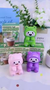 Portable Frog Shaped Food Cooling Fan USB Rechargeable Silent Clip on Mini Blower for Baby Food Soup Cooler For Desk Home Travel