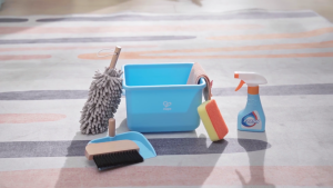 Hape Clean Up Bucket Set Pretend Play