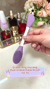 【Buy 1 Take 1】Double Headed Silicone Brush Cleaning Pores Mud Film Smear Type Beauty Tool