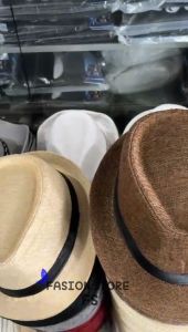 topi fedora pria jerami import topi coboy laken jazz terbaru topi bundar wanita kekinian