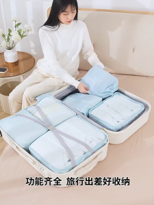 GH Travel Storage Bag 7 in 1 / Tas Organizer Traveling Kantong Packing Koper Perjalanan (Isi 7 pcs)