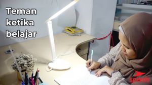 SPEEDS Lampu Meja Belajar LED Desk Lamp Lampu Belajar Adjustable Lamp USB 54 Titik LED Patch 202-35