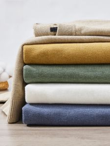 ROMON | Slim Fit Casual Half-High Collar Sweater