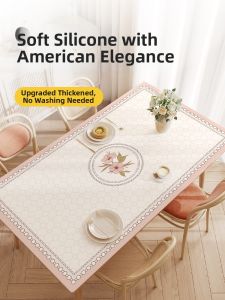 ZTION | American Country Elegant Waterproof Silicone Table Pad