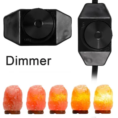 HIMALAYAN ROCK SALT LAMP BASE (WITH 2 PCS BULB) - (MEDIUM SIZE) LAMPU GARAM BUKIT HIMALAYA (5INCH)