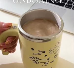 เครื่องผสมแก้วอัตโนมัติ แก้วชงกาแฟอัตโนมัติ แก้วชงอัตโนมัติ แก้วชง อัตโนมัติ ชง 380ml ใบสมัคร สำนักงาน บ้าน ร้านกาแฟ แบบพกพา