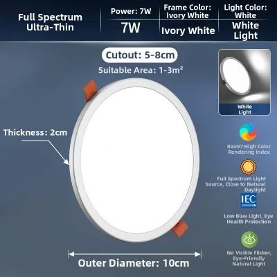 ADDLON | Recessed LED Downlight 75mm