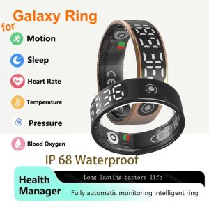 For Smart Ring Screen RIngs Men Gift Women Health Monitor Waterproof Tiktok Control Ring Take Photo Record Sports