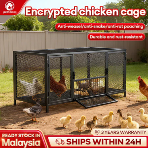 PHM Chicken cage breeding cage home outdoor weasel-proof reinforced and thickened easy to clean galvanized steel frame multiple sizes durable