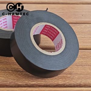 เทปพันสายไฟรถยนต์ รถมอเตอร์ไซค์ Taeyoung PVC ทนความร้อน 125 องศา สำหรับห้องเครื่องหรือจุดที่มีความร้อน ขนาด 19mm x 20m
