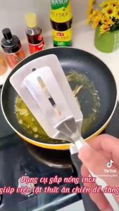 Dụng Cụ Gắp Đồ Nóng Inox Dụng Cụ Làm Bếp Đa Năng Kẹp Gắp Đồ Nóng Như Bít Tết Cá Rán Thịt Nướng Chuyên Dụng Tiện Ích. Dụng Cụ  Kẹp & Lật thịt Dieulinhshop