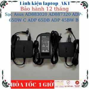 Sạc Laptop Asus AD883020 AD887320 ADP-65DW C ADP 65DB ADP 45BW B-Sạc Asus 19v-2.37A/3.42A-45W/65W vuông chữ nhật chân thường