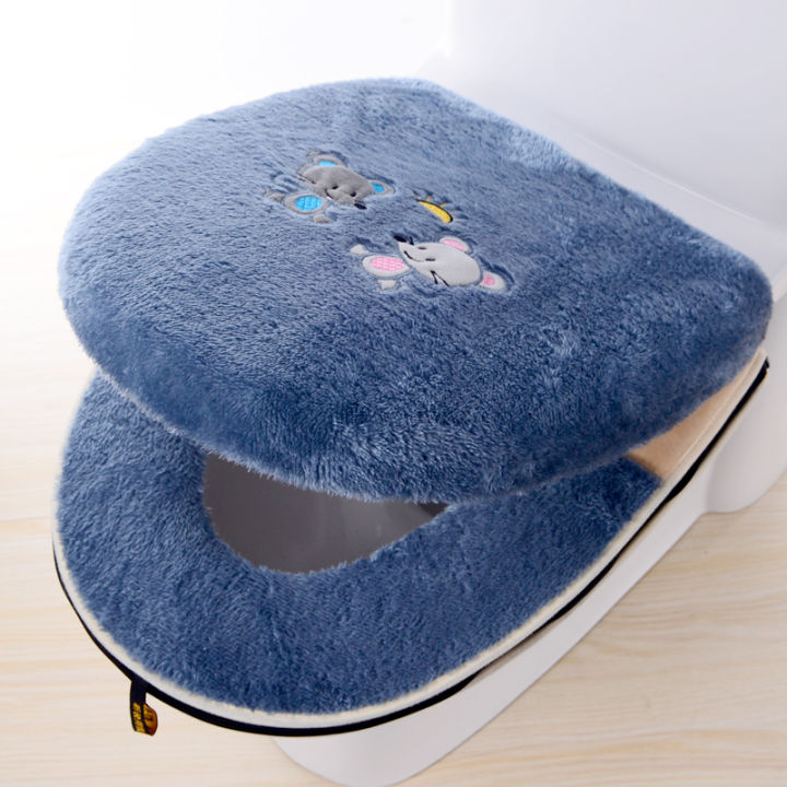 Toilet Mat Home Use Set Toilet Seat TwoPiece Set Neutral Toilet Seat