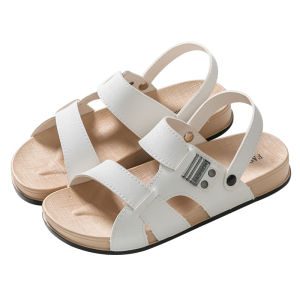 Summer Outdoor Mens Slip-On Sandals Thick Bottom Anti-Slip Casual Trendy Breathable Fashion Soft Bottom Beach Shoes