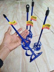 alat pengaduk cat mixer tjap mata / mata bor pengaduk semen mortar - 80 x 400 mm