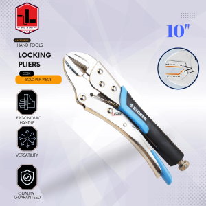 Sicher by L26 10inch 250mm V-Jaw Vice Grip Flat Locking Pliers Jaw Type 10"