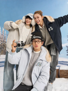F426 | Winter Casual American Loose Fit Hooded Down Jacket