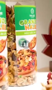 15kg/3 hộp ngũ cốc nalee Giảm Cân Ăn Kiêng Dinh Dưỡng granola TẶNG 1 BỘ gáo dừa + muỗng + 3 trà dưỡng nhan thảo mộc