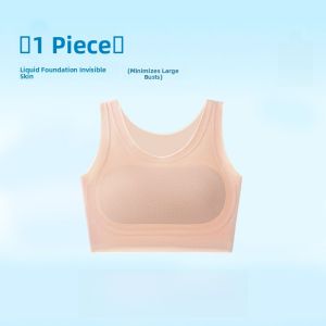 Miiow | Cat Lady White T-Shirt Vest Womens Summer Large Chest Small Foundation Skin Strapless Back Beauty Top Nylon Spandex Blend