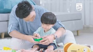 Tông đơ cắt tóc trẻ em series 3000 đời mới thương hiệu Philips HC3688/15 - Hàng nhập khẩu (BH 2 NĂM)