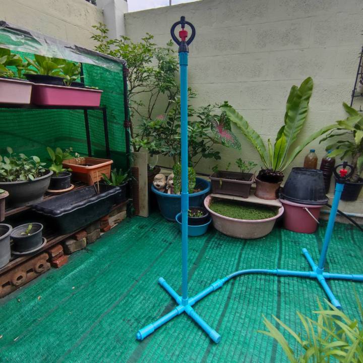 ชุดสปริงเกอร์ PVC 4 หุน พร้อมหัวสปริงเกอร์น้ำ 360 องศา