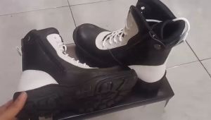 Promo Sepatu Pria Zimzam PDL Polisi Provost Hitam Safety Ujung Besi Murah
