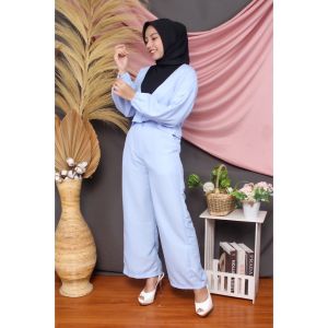 SETELAN WANITA KOREAN / BERKUALITAS / ONE SET HAILEY