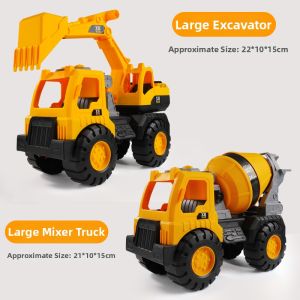 Durable Construction Vehicle Toy Set