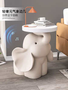 Adorable Large Elephant Floor Decorative Piece Unique Furniture for Living Room Sofa Side Table Moving House Gift