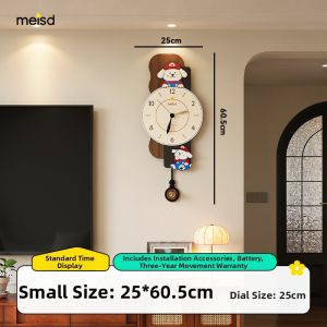 MEISD | Creative Vintage Style Wall Clock for Living and Dining Rooms 2026 New