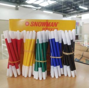 3 pcs SPIDOL SNOWMAN KECIL WARNA WARNI