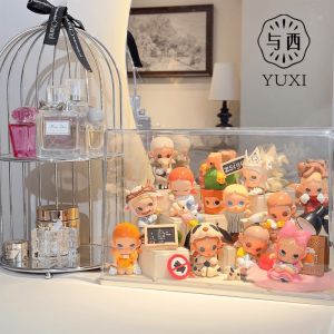 Acrylic Display Stand Storage Box for Figurines Toys Lego Blocks Collectibles Clear Dustproof Small Showcase Organizer