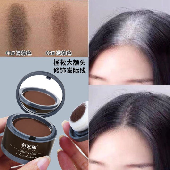 Influencer Picks Hairline Headline Powder Cover Gray Hair Female Forehead Covering And Sideburns 8135