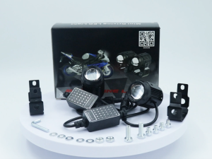 Motorcycle Mini Driving Light White+Yellow A Pair of Universal High Quality Waterproof Light 20W*2