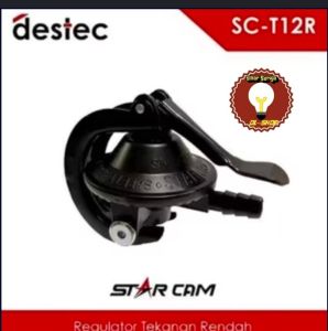 Regulator Gas Star Cam SC-T12R Non Meter BLACK SNI