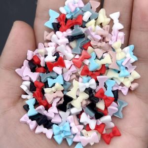 50pcs Japanese Solid Bowtie Nail Art Charms Resin Kawaii Bowknot Nail Rhinestones Decorations DIY Ornament Accessories Supplies