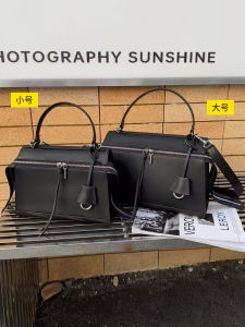 High-Quality Leather Kelly Handbag Trendy Crossbody Bag Small Niche Design Large Capacity Fashionable Shoulder Bag for Youth