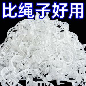 Green Plant Fruit Tree Vine Support Clips Fruit Vegetable Seedling Hanger Elastic Band Plant Growth Fixed Buckle Gardening Tools