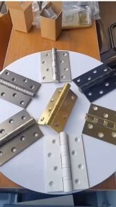 บานพับสแตนเลส บานพับประตู หน้าต่าง ตู้ สแตนเลสแท้ ขนาด 4x3นิ้ว หนา 3mm.พร้อมส่ง