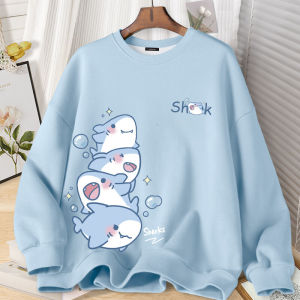 Pullover round-Neck Non-Hoodie Sweatshirt Outwear Womens Spring and Autumn 2024 New Arrival Western Style Unique Chic Coat Top Autumn